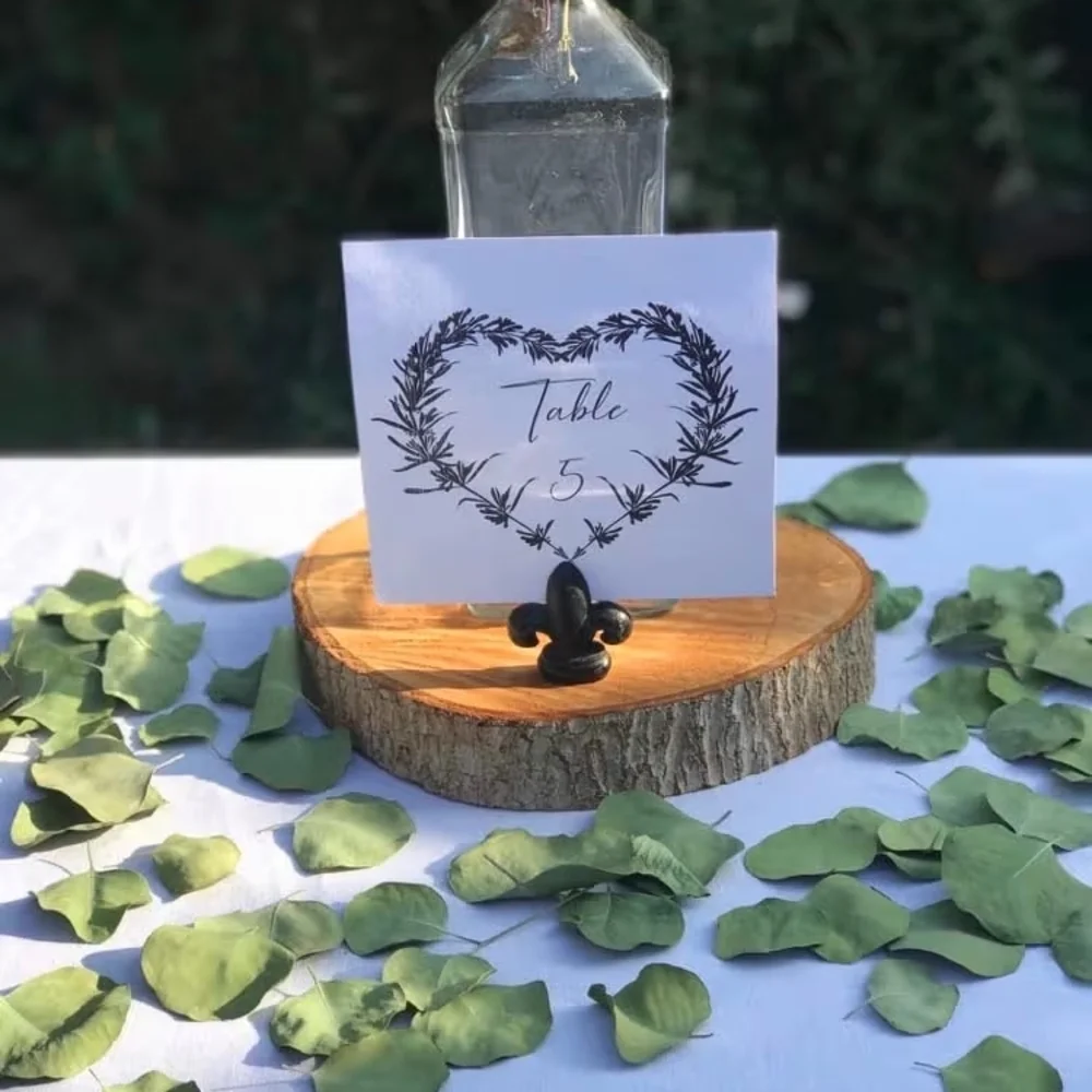 Boho Wedding Lot Handmade OOAK Table Flowers Ring Box And Eucalyptus Leaves
